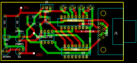 REG circuit board layout